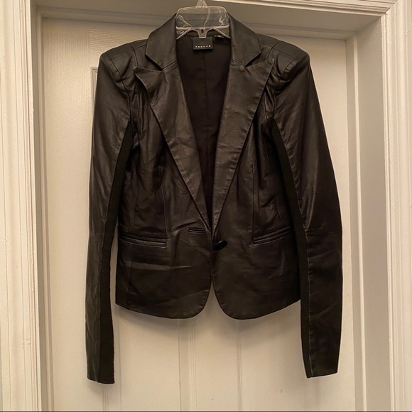 Leather Blazer - Picture 1 of 7